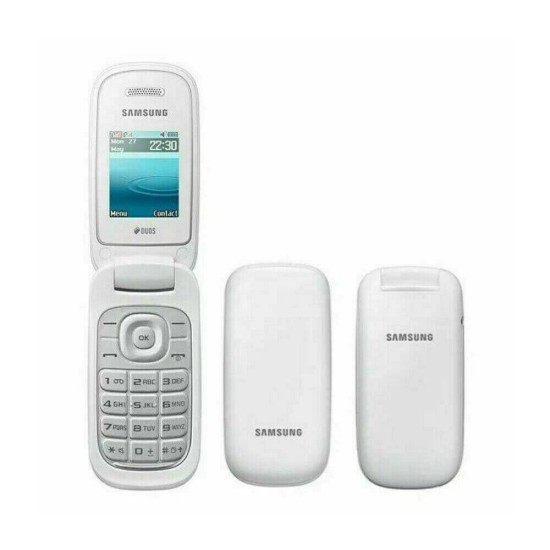 SAMSUNG E1272 GT-1272 DUAL SIM 1.77" WHITE